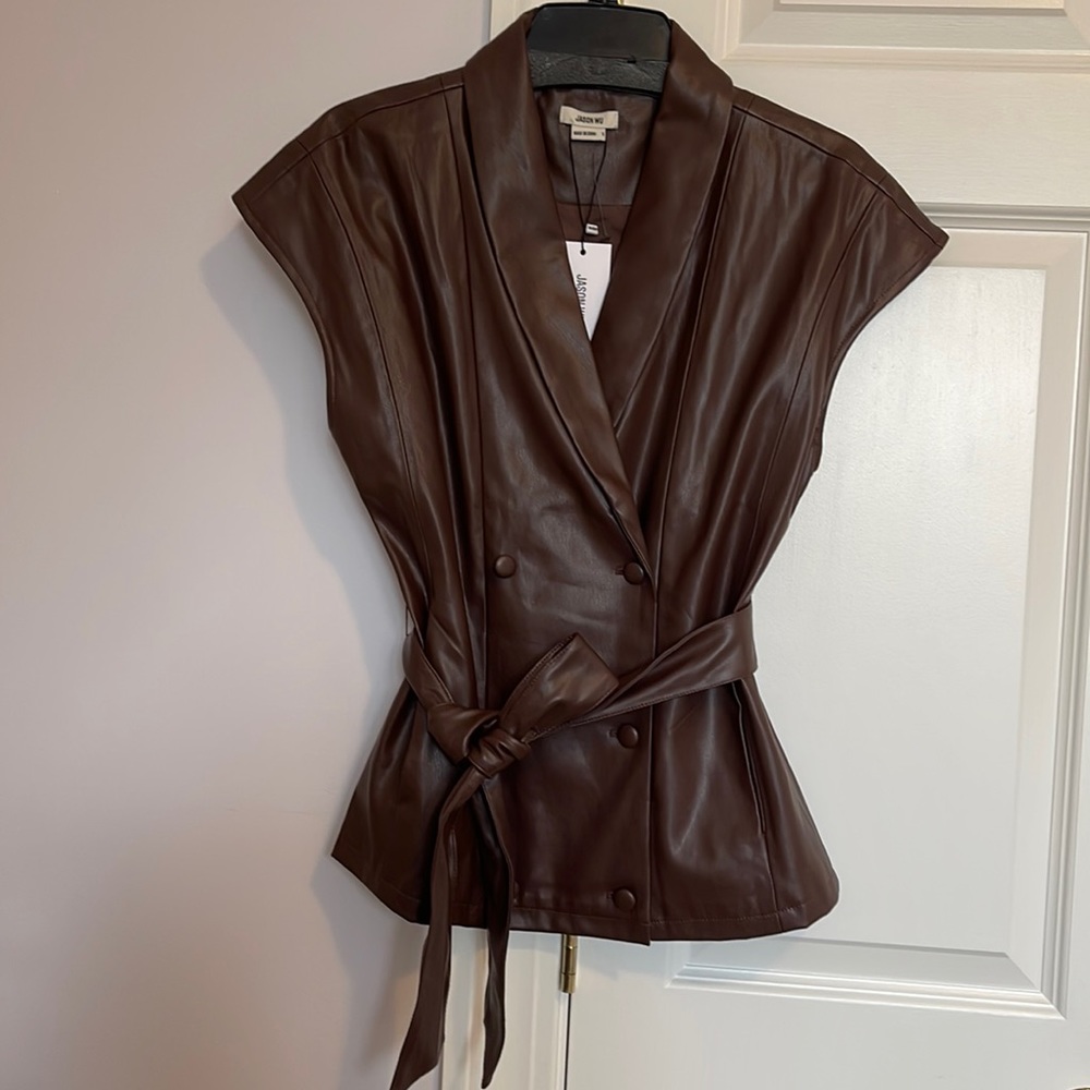 Jason Wu Faux Leather Vest/Jacket